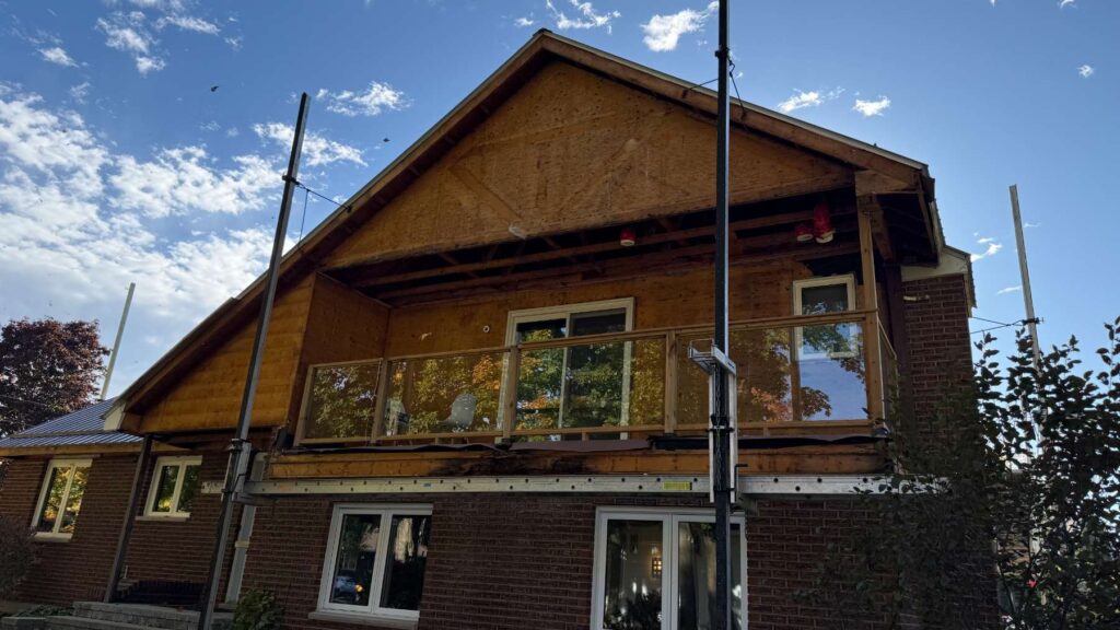 Maitland-lp-smartside-board-batten-install-country-home-exteriors-0274 Home demolition and LP Smartside Board & Batten installation project in Maitland (near Brockville) by Country Home Exteriors