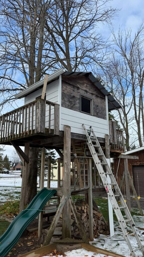 Maitland-lp-smartside-board-batten-install-country-home-exteriors-0775 Home demolition and LP Smartside Board & Batten installation project in Maitland (near Brockville) by Country Home Exteriors