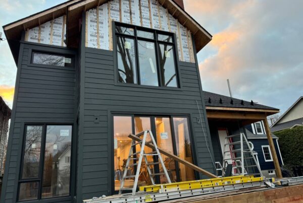 Hardie 8.25 inch Cedarmill Lap Siding installation on an Ottawa home by Country Home Exteriors